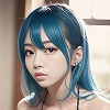 AI写真集黒ビキニちゃん全年齢版 Hushi-Mero